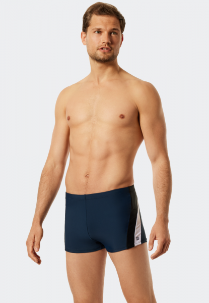 Badeshort Nautical Active seitliche Streifen, admiral